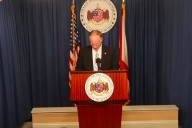 Alabama Governor Robert Bentley holds a press conference at the State Capitol in Montgomery (Photo: Governor's Office, Daniel Sparkman)