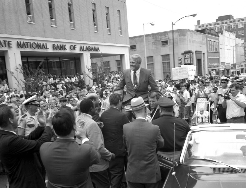 Wernher von Braun celebrates Apollo 11 mission in Huntsville