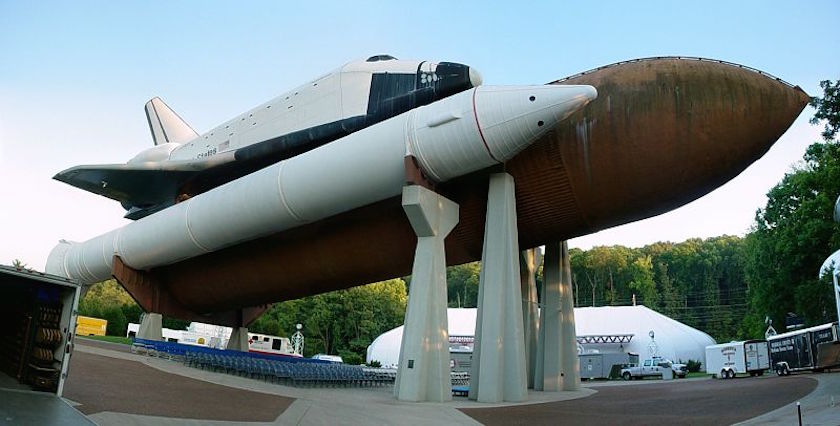The Pathfinder Space Shuttle at the Marshall Space Flight Center in Huntsville (Flickr user Ahongas Tree)