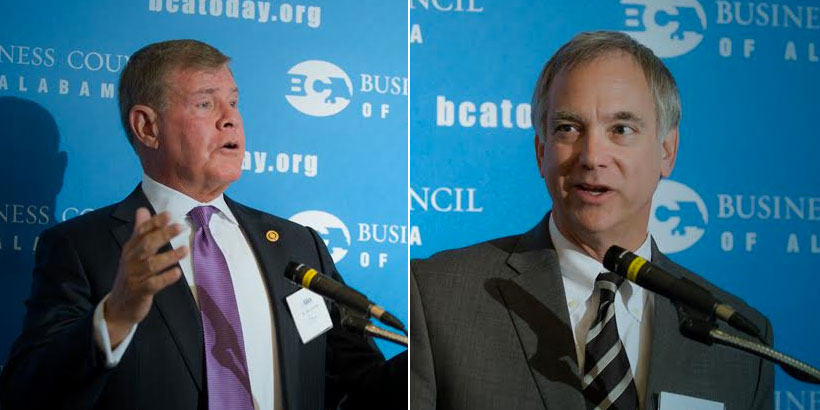 AAIA Chairman Allen Sullivan (left) and BCA Chairman Marty Abroms (right)