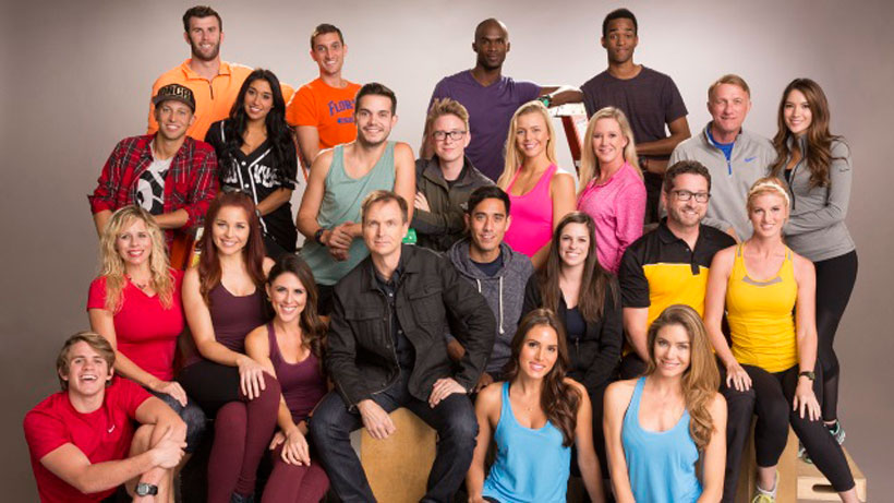 Enterprise's Sheri and Cole LaBrant, bottom left, are among the teams competing on "The Amazing Race." (Cliff Lipson/CBS)