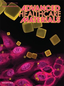 Advanced Healthcare Materials – The cancer-fighting cubes created by Kharlampieva’s research team were featured on the cover of Advanced Healthcare Materials, 2015, Vol. 17. Copyright Wiley-VCH Verlag GmbH & Co. KGaA. Reproduced with permission.