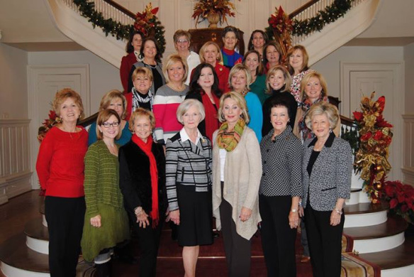 The Alabama Legislative Spouse’s Club at the Governor's Mansion. (Photo: Muriel Farley)