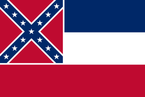 The state flag of Mississippi (c/o WikiMedia)