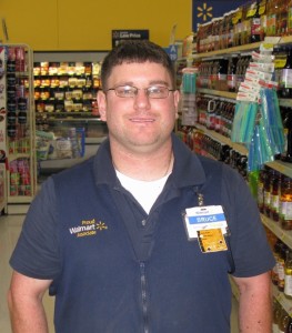 Bruce Matlock, 30, spent eight years in the Marines and served in both Iraq and Afghanistan, before joining Walmart’s location in Sumiton.