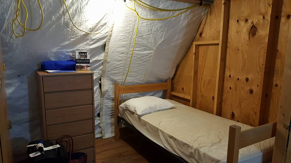 Gitmo visitors bunk (Photo: Becky Gerritson)