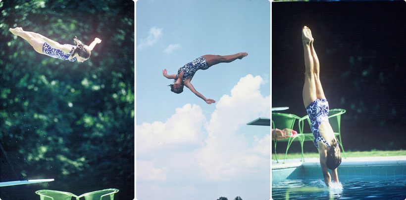 Jennifer Chandler trains for the 1975 Pan American Games, where she won the gold, setting the stage for her gold medal performance in Montreal the next year. (Contributed) - See more at: http://alabamanewscenter.com/2016/08/12/olympic-champion-jennifer-chandler-dives-history-every-day/#jp-carousel-58728