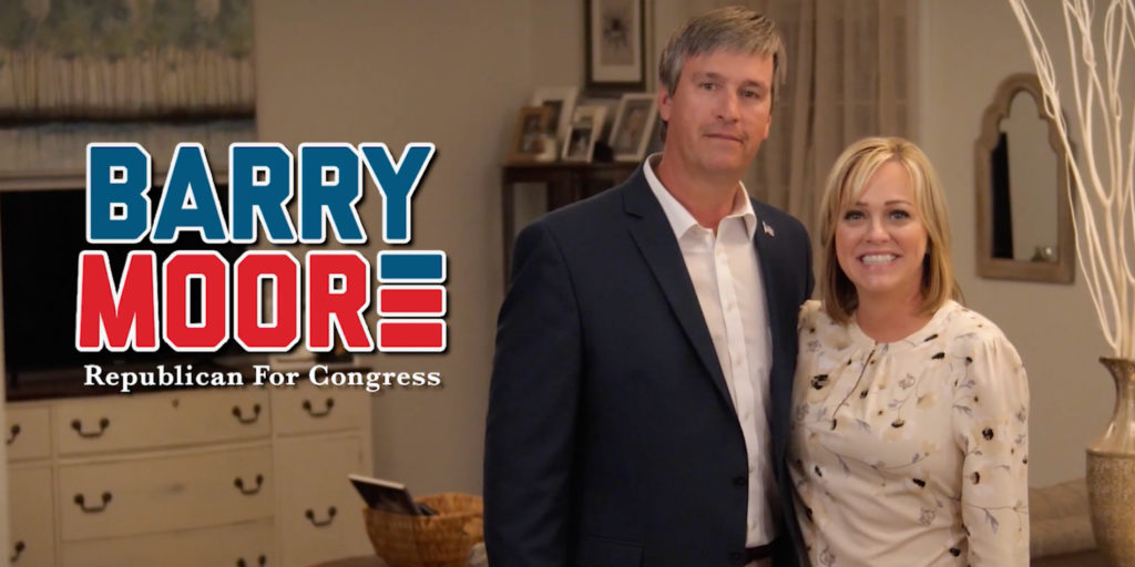 Watch Barry Moore releases ad in AL02 race featuring his wife