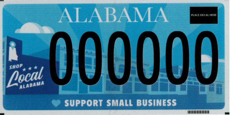 License plate to support Alabama business proposed - Must meet 1,000 ...