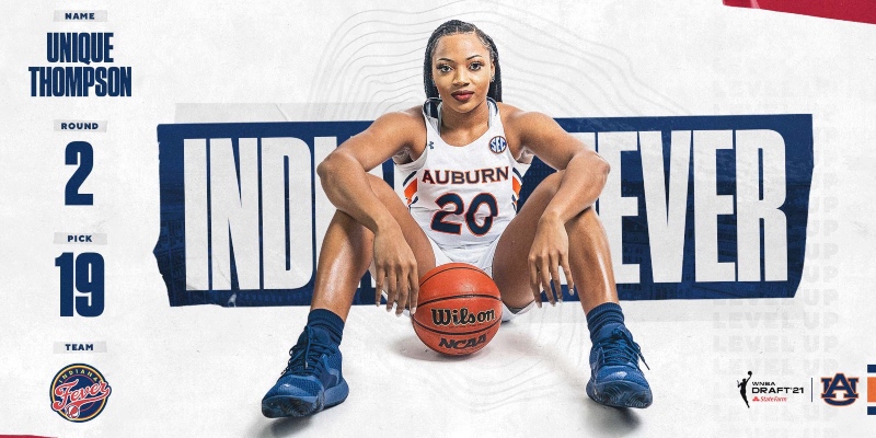 Unique Thompson selected by Indiana Fever in WNBA Draft - Auburn