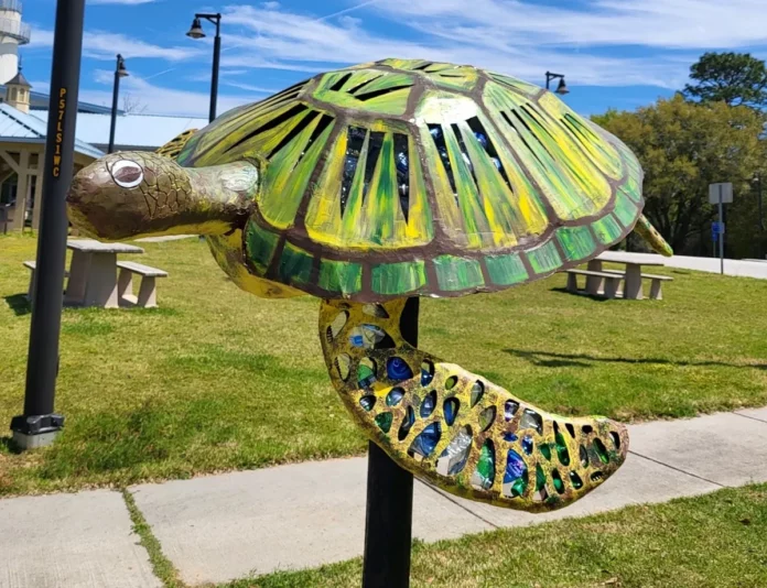 ADEM’s new sea turtle sculpture is part of a campaign to keep Alabama’s watersheds free of litter - Yellowhammer News