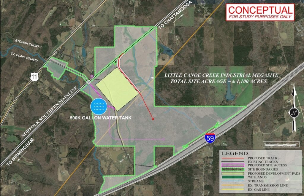 Megasite Norfolk Southern invests $8.7M in Etowah County megasite - Yellowhammer ...