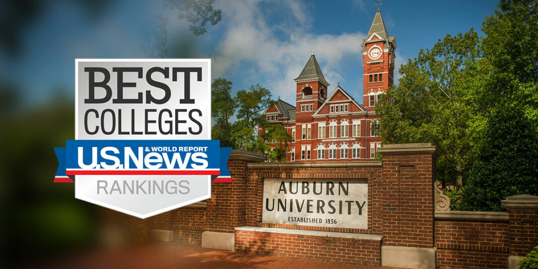 Auburn No. 1 in state in U.S. News & World Report rankings