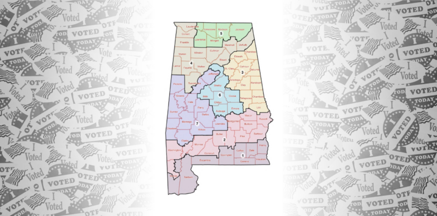 Jay Town Alabama Could Get New Congressional Map In 2026   2024 Final Federal Issues Alabama Congressional Map 1 851x420 