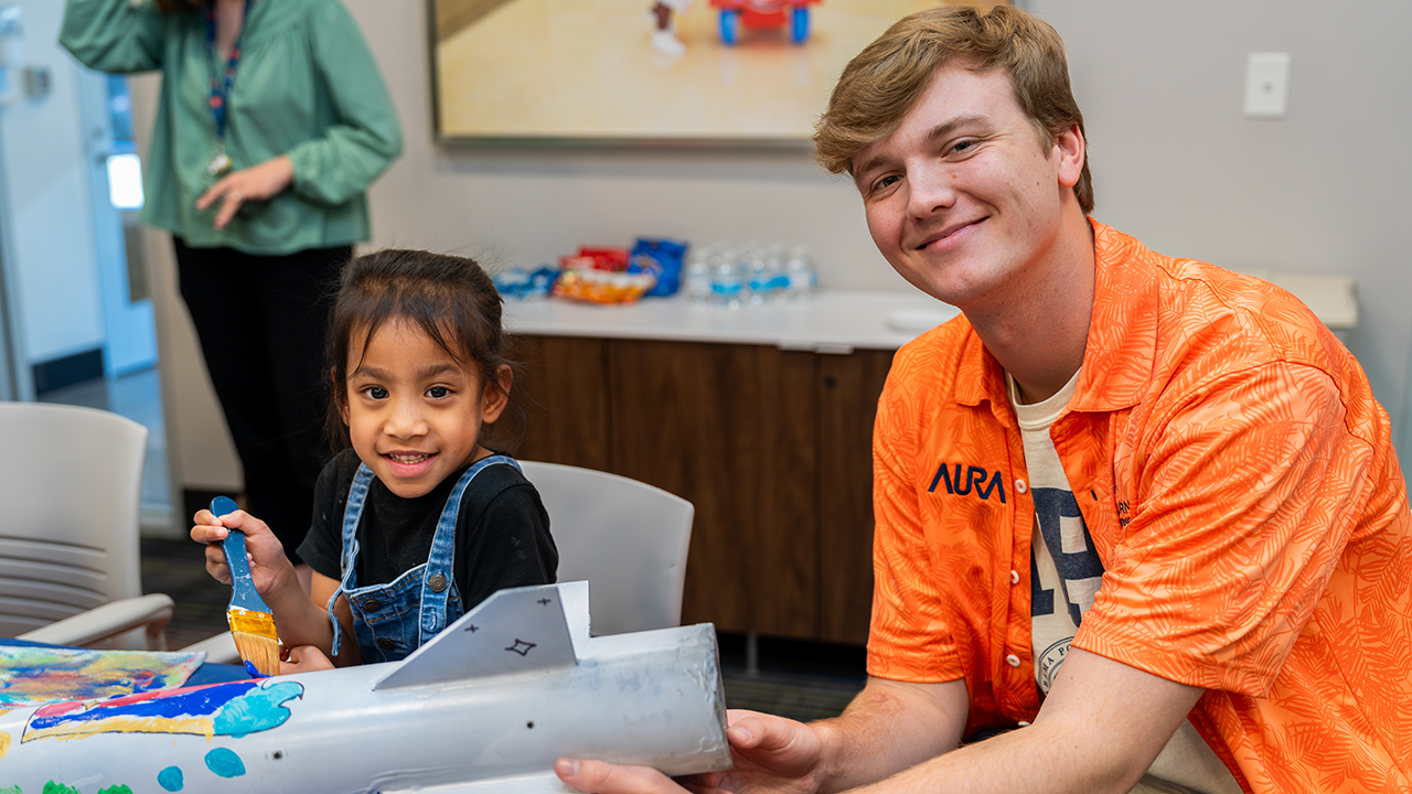 'It always goes back to people': Auburn rocketry team visits Children's ...