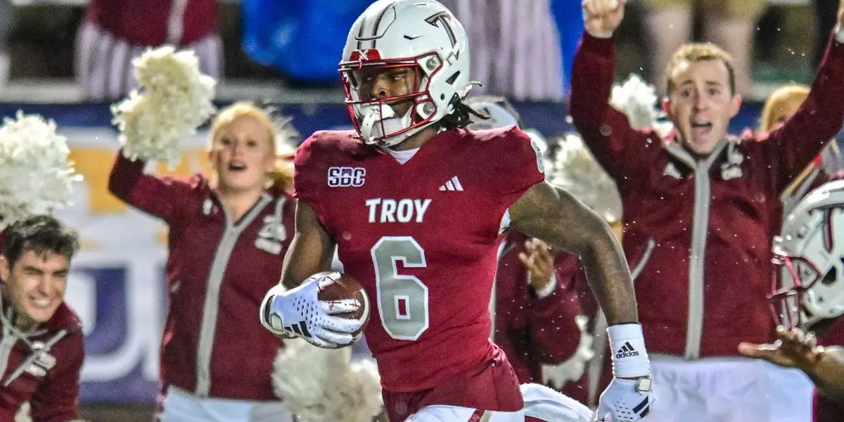 Troy wide receiver Chris Lewis will miss the 2024 season after cancer treatment