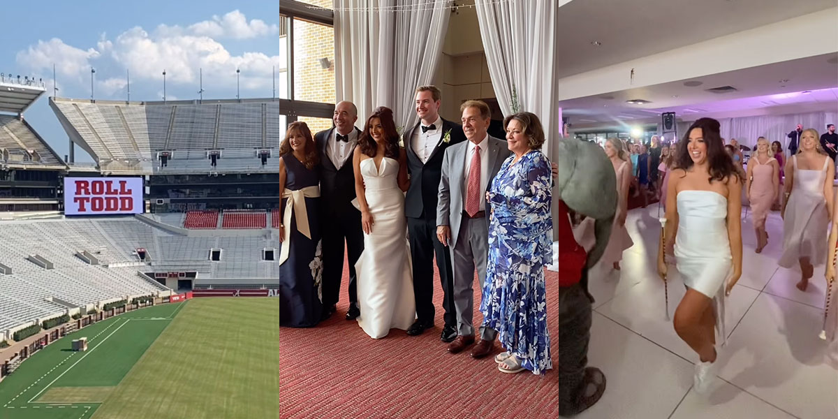 A look behind the scenes at one of Alabama’s most exclusive wedding reception venues: Bryant-Denny Stadium