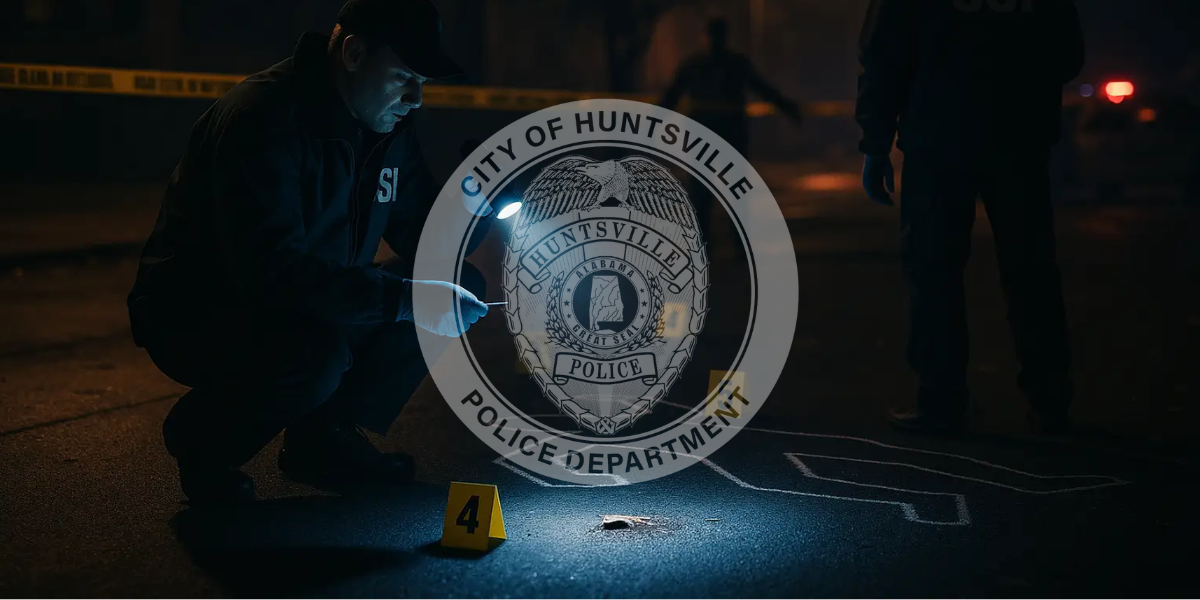 Huntsville crime scene investigator