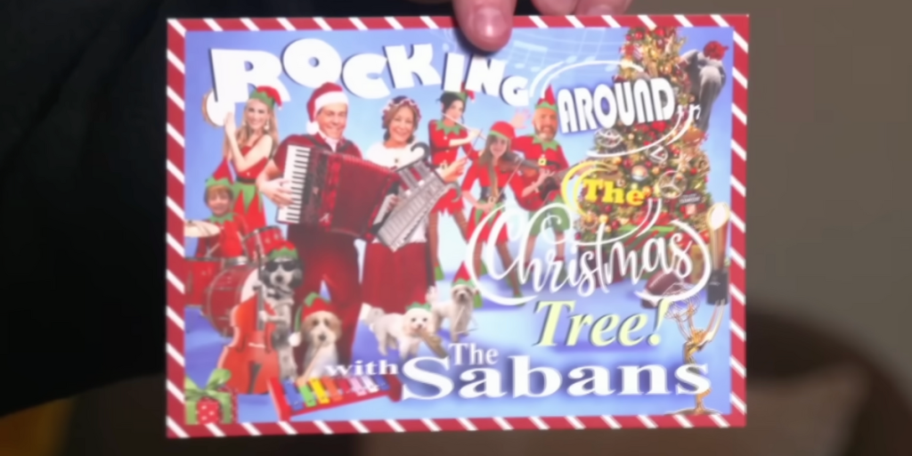 Saban Christmas card