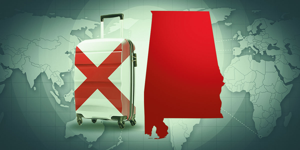 International migration plunged 60% in Alabama since 2024