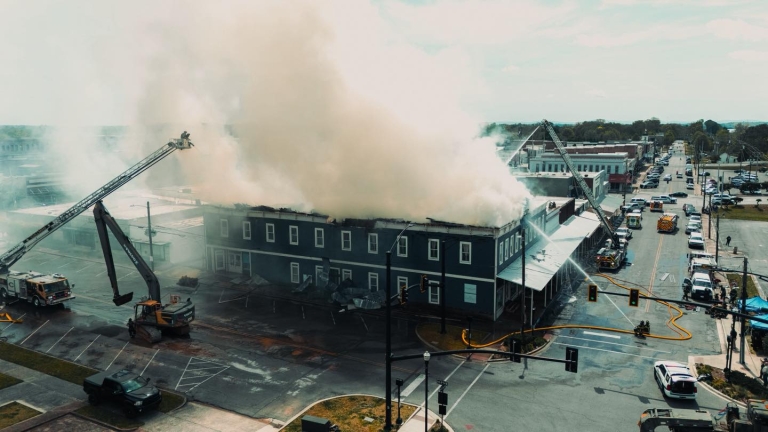 Historic downtown Cullman landmark destroyed in early morning fire ...