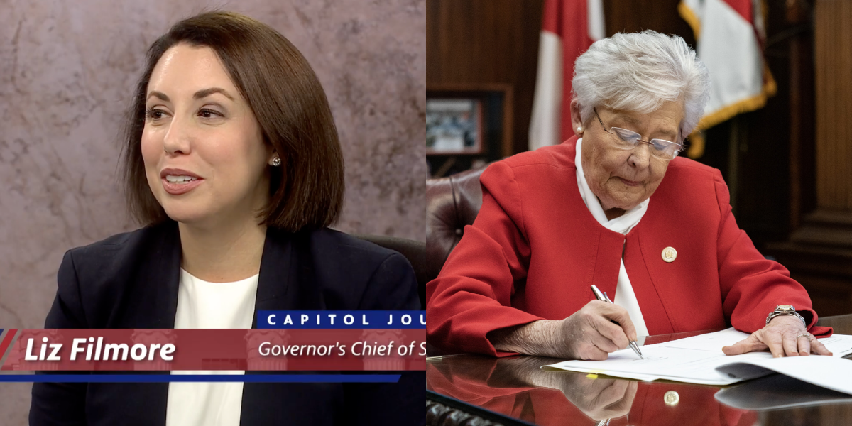 Liz Filmore Governor Kay Ivey