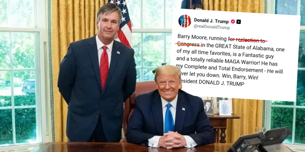 Barry Moore Donald Trump