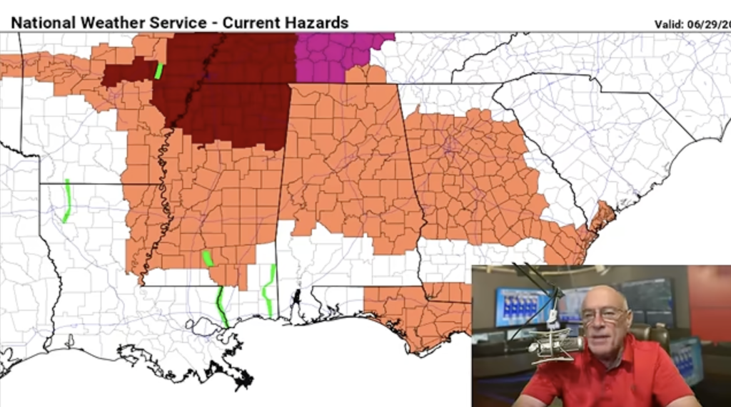 Alabama hottest week 2026